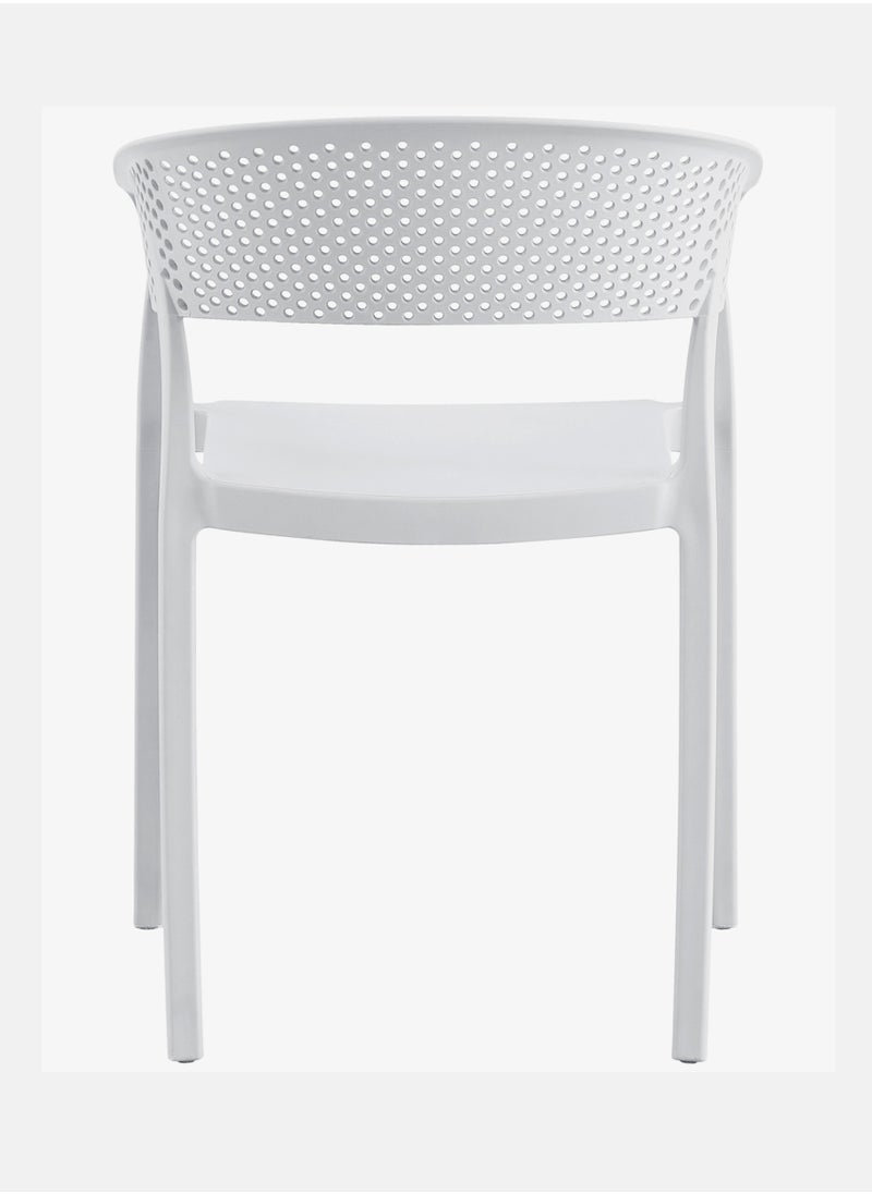 Living - Stackable outdoor modern hotel plastic restaurant dining chair chairs for events coffee shop - Image 1