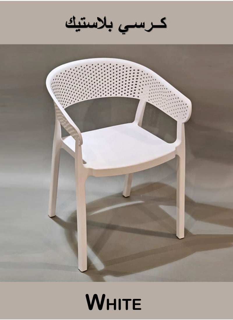 Living - Stackable outdoor modern hotel plastic restaurant dining chair chairs for events coffee shop - Image 1