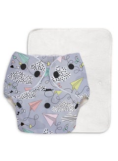 Superbottoms Basic Cloth Diaper | Side Leakage Proof Reusable Cloth Diaper With Quick Dry Ultrathin Pads|Freesize, Rash Free,For Kids 0-3 Yrs|Stay Dry & Lasts Up To 3Hrs - (Assorted) (Basic Pack Of 2)  - Image 2