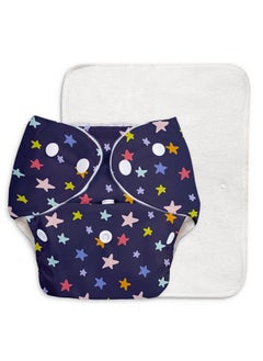 Superbottoms Basic Cloth Diaper | Side Leakage Proof Reusable Cloth Diaper With Quick Dry Ultrathin Pads|Freesize, Rash Free,For Kids 0-3 Yrs|Stay Dry & Lasts Up To 3Hrs - (Assorted) (Basic Pack Of 2)  - Image 4