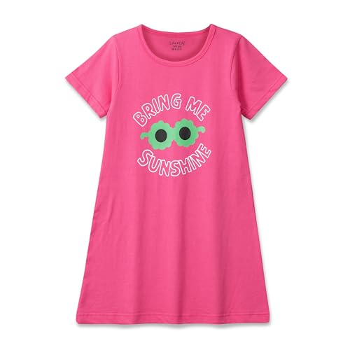 Luke and Lilly Girls Cotton Summer Frock – Lightweight Night Dress – Soft Casual Wear – Pack of 3 – 3-14 Years - Image 4
