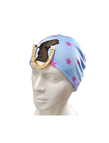 MYAYD Hat cap headdress head wear accessories For Joe Kid Johnny Joestar Cosplay with horseshoe decoration White - Image 3