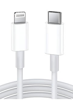 Generic A1703 USB-C to Lightning PD Cable - 30W Fast Charging - 1 Meter-WHITE  - Image 4