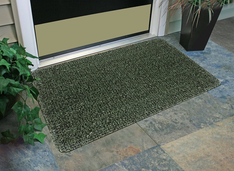 Clean Machine آلة تنظيف 10376912 سجادة مدخل لالتقاط الأوساخ من أستروتيرف 23.5" × 35.5" ، فلير إيفرغرين - Image 2