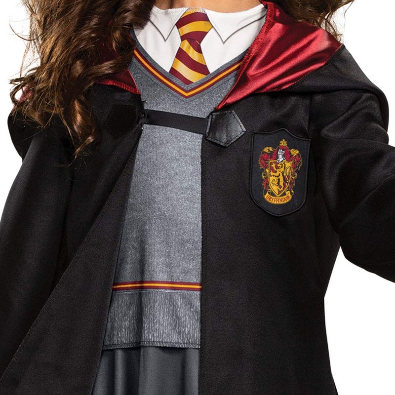 Disguise Harry Potter Hermione Granger Classic Girls Costume, Black & Red, Kids Size Small (4-6x) - Image 3