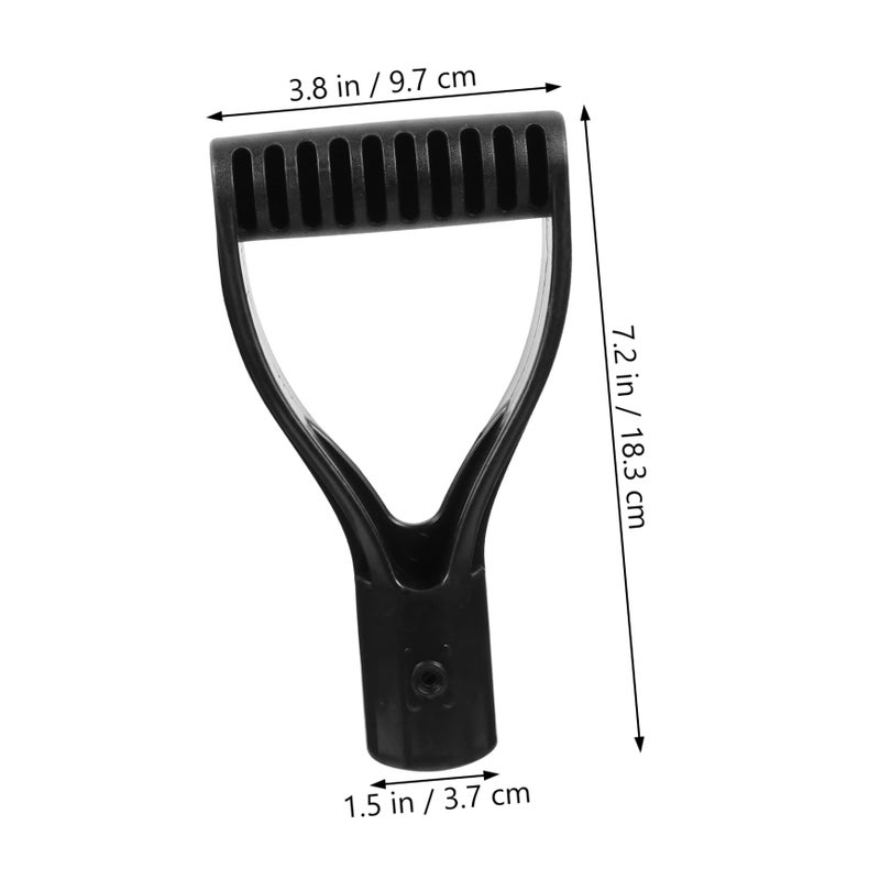 2 Pack D Shaped Plastic Shovel Handle Replacement Durable Non Slip Grip - Image 5