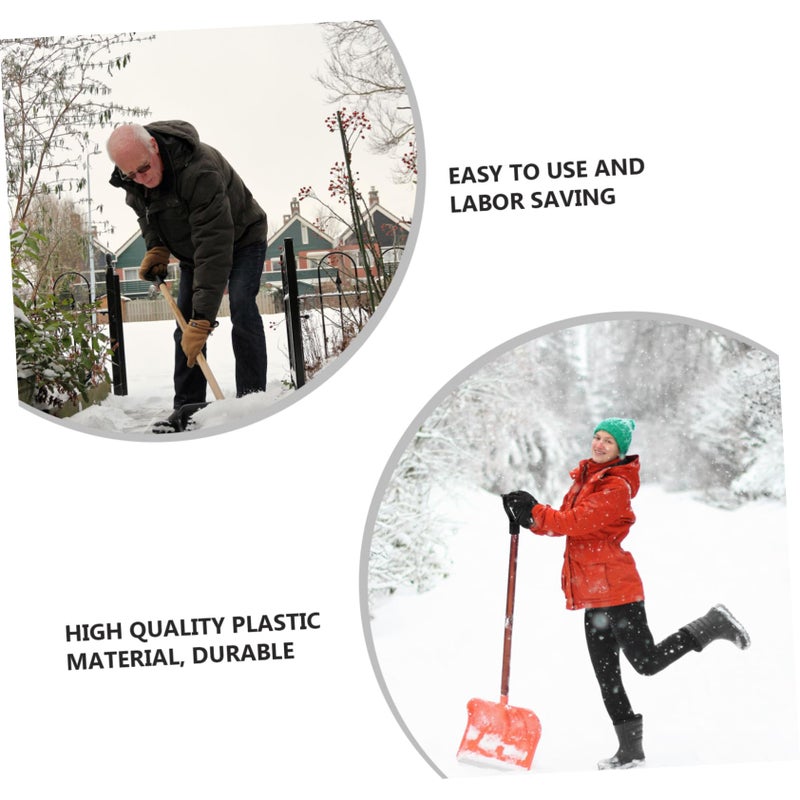 2 Pack D Shaped Plastic Shovel Handle Replacement Durable Non Slip Grip - Image 3