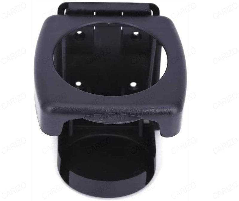 CARIZO Car Cup Holder, Foldable Drink Holder Universal Water Bottle Coffee Cup Black Stand Holder Compatible with Tata Harrier - Image 5