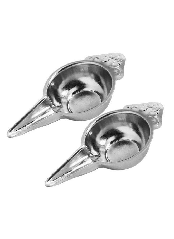 MARU Stainless Steel Baby Feeder Spoon For Baby, Food Feeder Bonda, Feeding Spoon, Paladai For New Born Pack Of 2 20ml Each Silver  - Image 2