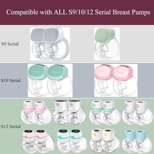 JIMOWANG Silicone Diaphragm 6pc Compatible with TSRETE/kmaier/eulumap/Momcozy S9/S12 Wearable Breast Pump,Breastpump Replacement Accessories,for Momcozy/TSRETE Wearable Breast Pump Parts,6pcs - Image 2