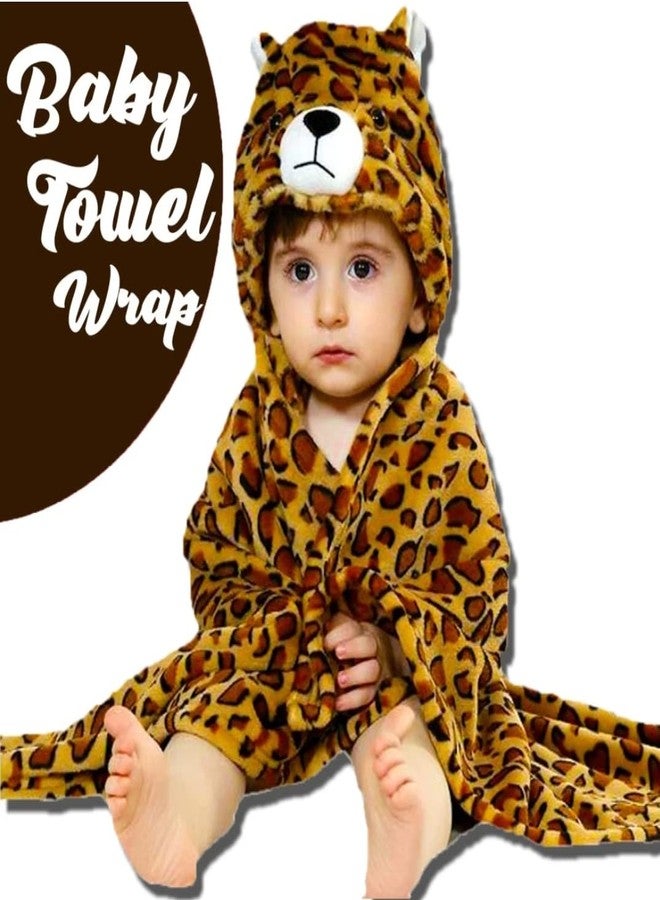 First Kick مناشف استحمام الأطفال من فيرست كيك، عبوة من مناشف سريعة الامتصاص بغطاء للرأس للأطفال حديثي الولادة، للأولاد والبنات، عبوة من قطعتين (0-6 أشهر، الطول 83 سم × العرض 80 سم). - Image 3