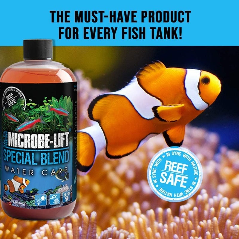 Microbe Lift MICROBE-LIFT SBH16 Special Blend Aquarium and Fish Tank Cleaner for Freshwater and Saltwater, 16 Ounces - Image 2