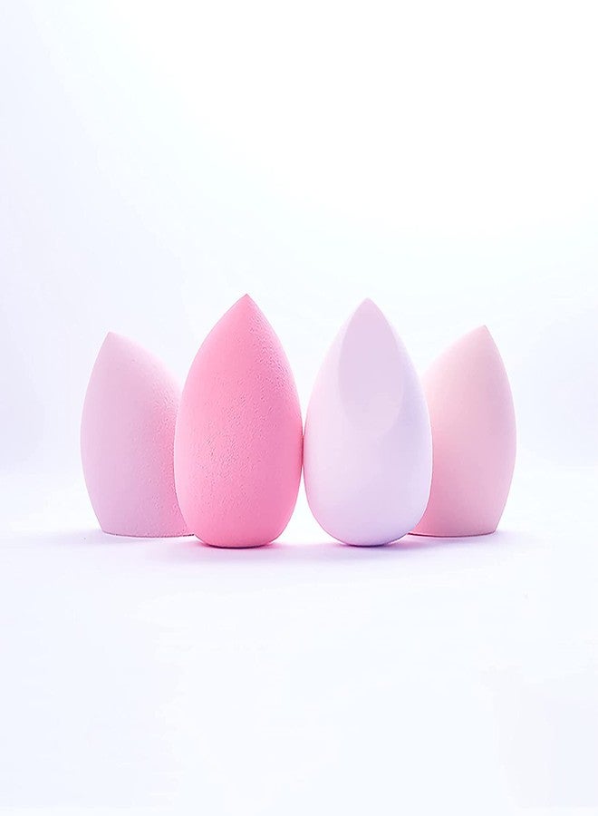 Getmecraft Pcs Dry and Wet Use Makeup Sponge Set with Storage Case, Blender Beauty Foundation Blending Sponge for Liquid, Cream, and Powder with Egg Sponge Blending Holder Box, Multi-Pink colored - Image 2