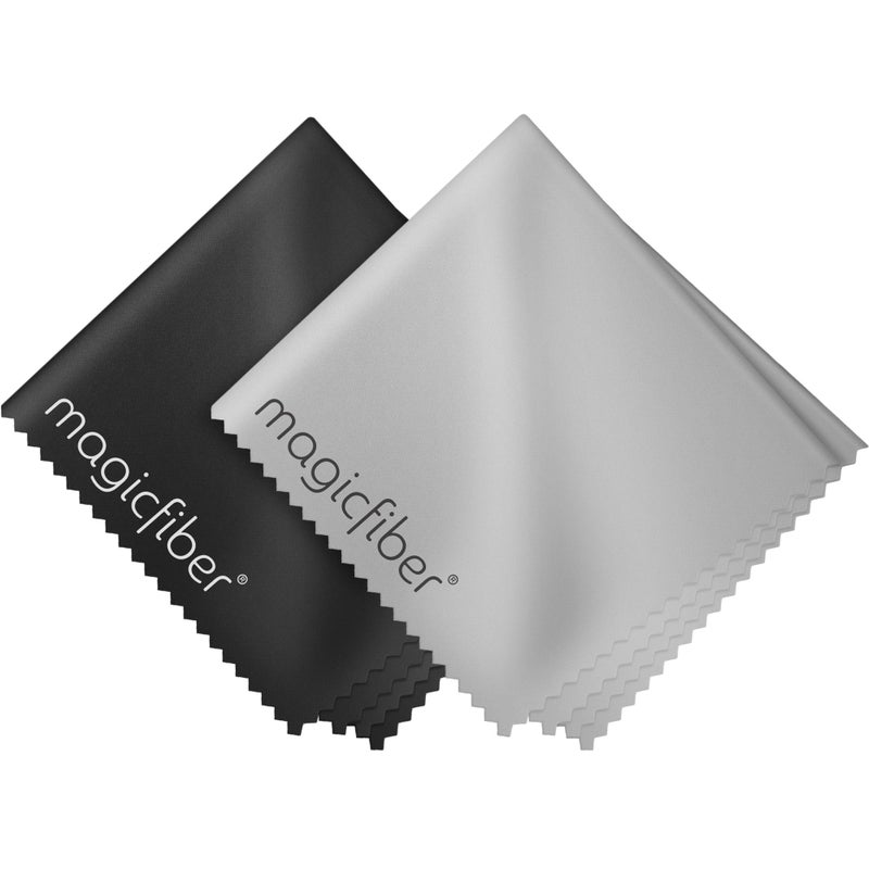 MagicFiber Microfiber Cleaning Cloths, 2 PACK - Premium Cloth for Glasses, Lens, Screens & More - Image 1
