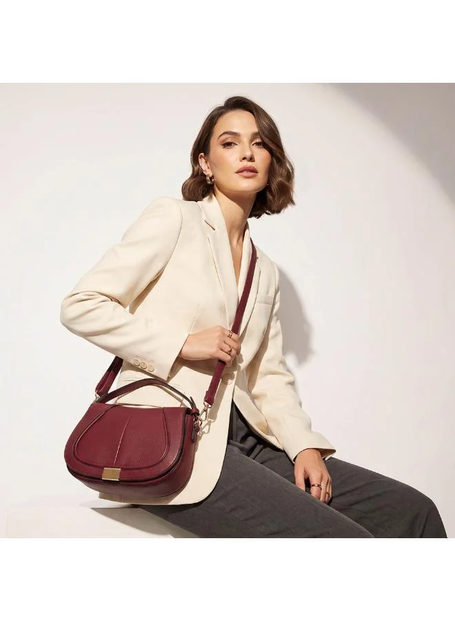 Adore Adore Textured Crossbody Bag with Adjustable Strap