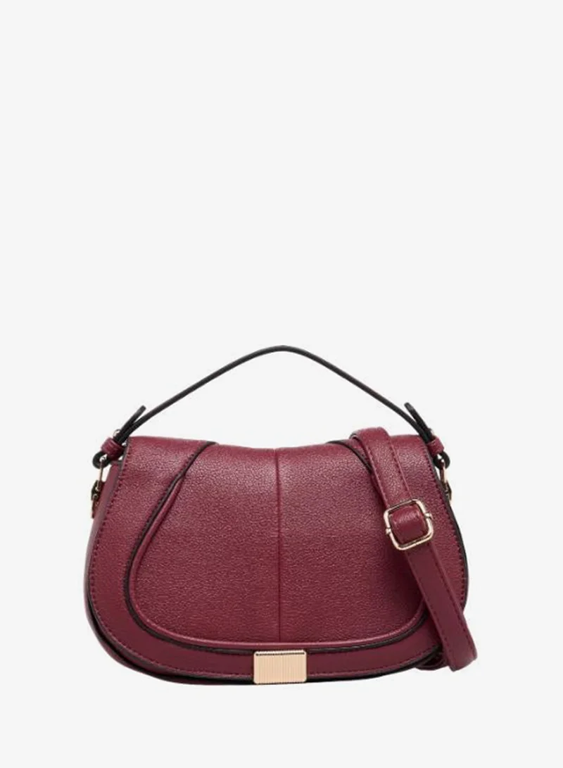 Adore Adore Textured Crossbody Bag with Adjustable Strap