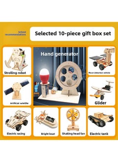 Generic Pupils' Science And Technology Making Small Inventions Kindergarten Handmade DIY Material Interesting Science Small Experiment Suit Children-Specifications:[gift Box A] Geography Synchronization Third Grade 16-piece Set + Manual + Video + Ppt Teaching  - Image 2