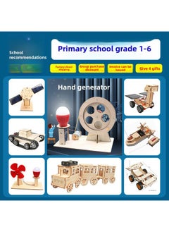Generic Pupils' Science And Technology Making Small Inventions Kindergarten Handmade DIY Material Interesting Science Small Experiment Suit Children-Specifications:[gift Box A] Geography Synchronization Third Grade 16-piece Set + Manual + Video + Ppt Teaching  - Image 3