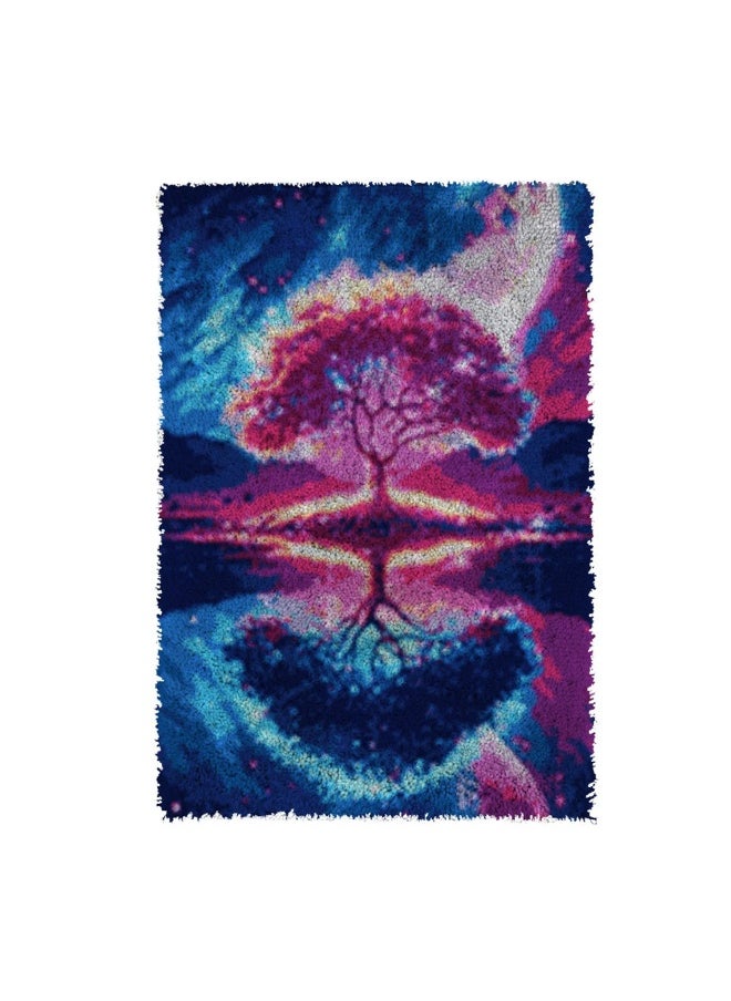 Loquat Latch Hook Rug Kits for Adults,Creative Craft Home Decor Ideal for Learning Rug Making, Gift Packaging  - Image 1