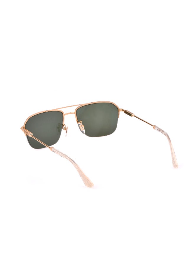 POLICE Semi-Rimless GEOMETRIC Sunglasses SPLL1856300Y - Image 5