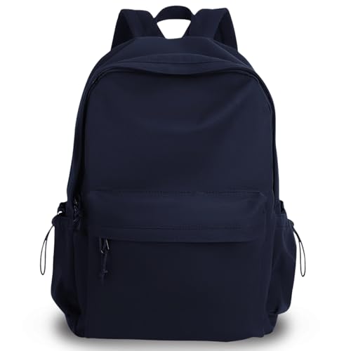 Glowic Laptop Backpack, 2 compartments, bottle holder, organizer, school bag for boys and girls, college bag for women and men, office bag, travel bag (NavyBlue) - Image 1