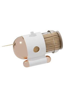 Thoraya Toothpick Holder Dispense Automatic Press Type Palstic Decorative Toothpick Container  - Image 2