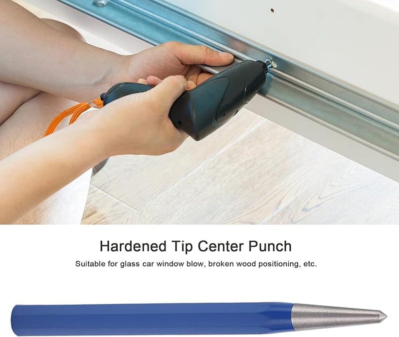 Alloy Steel Center Punch Wear Resistant Hand Tool for Drilling Holes Woodworking Metal - Image 4