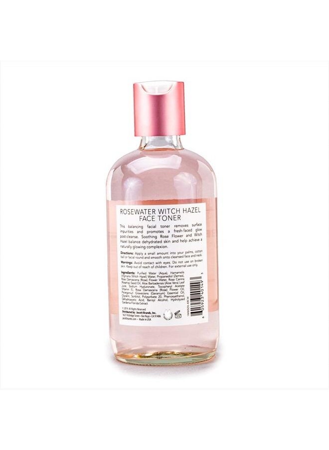 Pearlessence - Balancing Face Toner with Rosewater + Witch Hazel – Helps Remove Surface Impurities & Promote Natural Glowing Complexion | Made in USA, Cruelty Free & Paraben Free (8 oz) - Image 1
