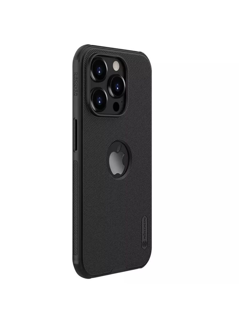 Nillkin Nillkin High Quality Super Frosted Shield Pro For Apple iPhone 15 Pro Max (With Logo cutout) Black  - Image 3