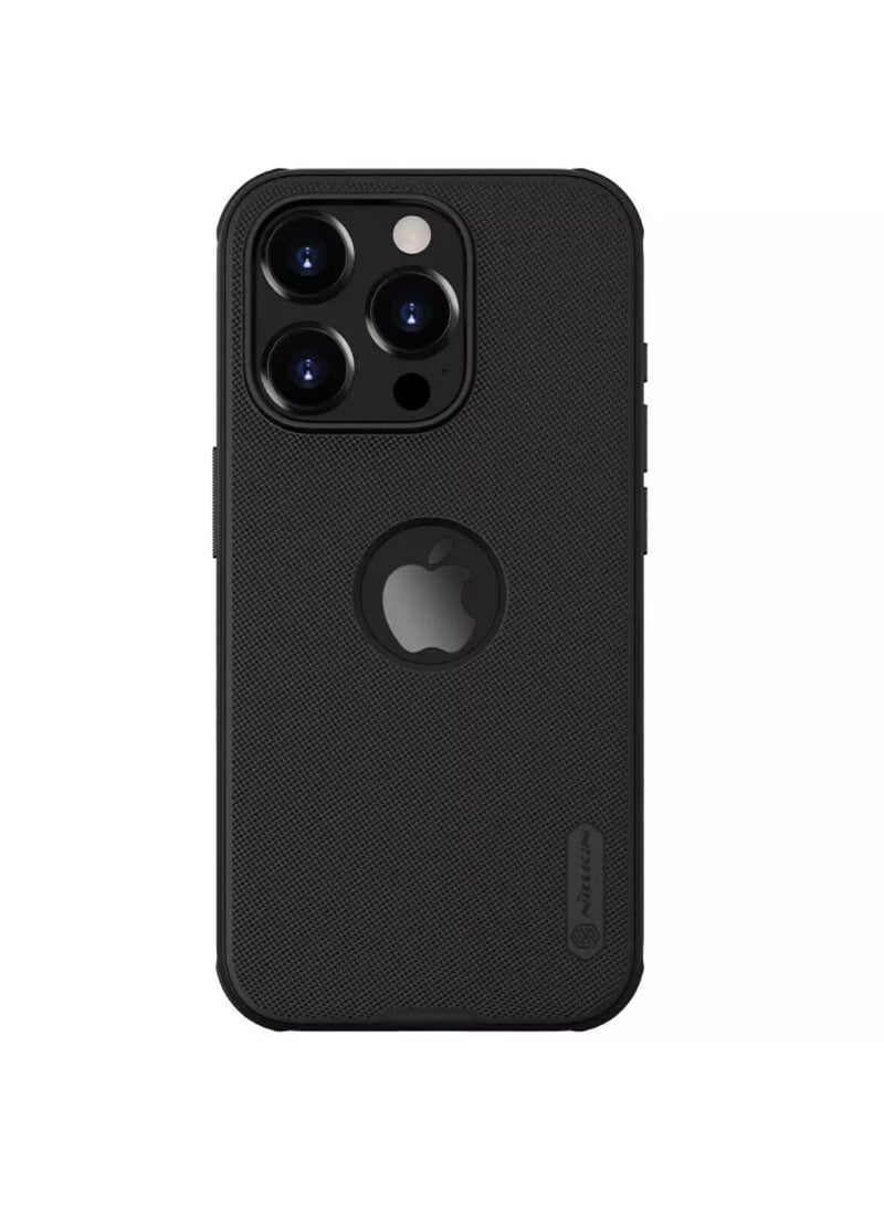 Nillkin Nillkin High Quality Super Frosted Shield Pro For Apple iPhone 15 Pro Max (With Logo cutout) Black  - Image 1