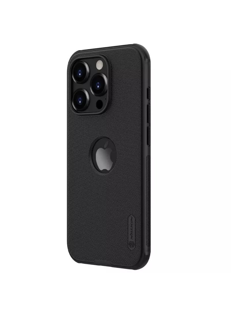 Nillkin Nillkin High Quality Super Frosted Shield Pro For Apple iPhone 15 Pro Max (With Logo cutout) Black  - Image 2