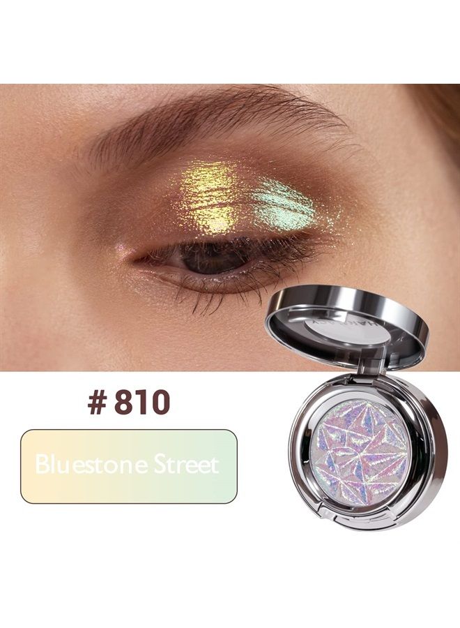 CHARMACY Multichrome Eyeshadow, Insane Shifters Chameleon Eyeshadow, Creates High-Impact, Glitter Metallic Eye Looks, 100% Vegan and Cruelty Free, 1.9g (#810) - Image 1