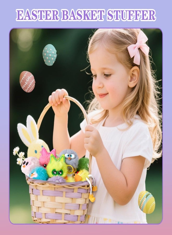 OMyFav 12 PCs Kids Keychains - Keychain Cute for Birthday Goodie Bags Girls Novelty Keychains Kids Party Favors Pinata Toys Keyrings Classroom Prizes Elementary Child Bulk Items Class Prizes - Image 5