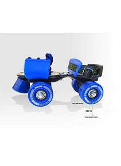 Jaspo Unisex Tenacity Blue Pro Adjustable Senior Outdoor Wheel Roller Skates Combo Suitable For Age Group 6 To 14 Years (Skates+ Helmet + Knee Guard+ Elbow Guard +Wrist Guard+Key)  - Image 3