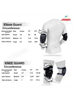 Jaspo Unisex Tenacity Blue Pro Adjustable Senior Outdoor Wheel Roller Skates Combo Suitable For Age Group 6 To 14 Years (Skates+ Helmet + Knee Guard+ Elbow Guard +Wrist Guard+Key)  - Image 5