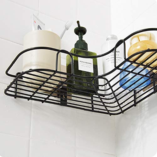 Kavid Multipurpose Kitchen Bathroom Corner Shelf Wall Mount Storage Rack Bathroom Rack Soap Holder Storage Box Shower Rack Shelf, Bathroom Racks and Stands (1-Pic) - Image 3