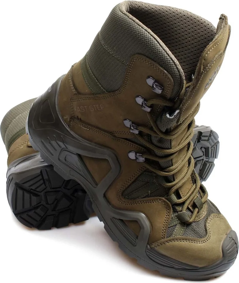 فاست ستيب Leather Waterproof Tactical Military Non-Slip Sole Men's Outdoor Boots 117SMA1490