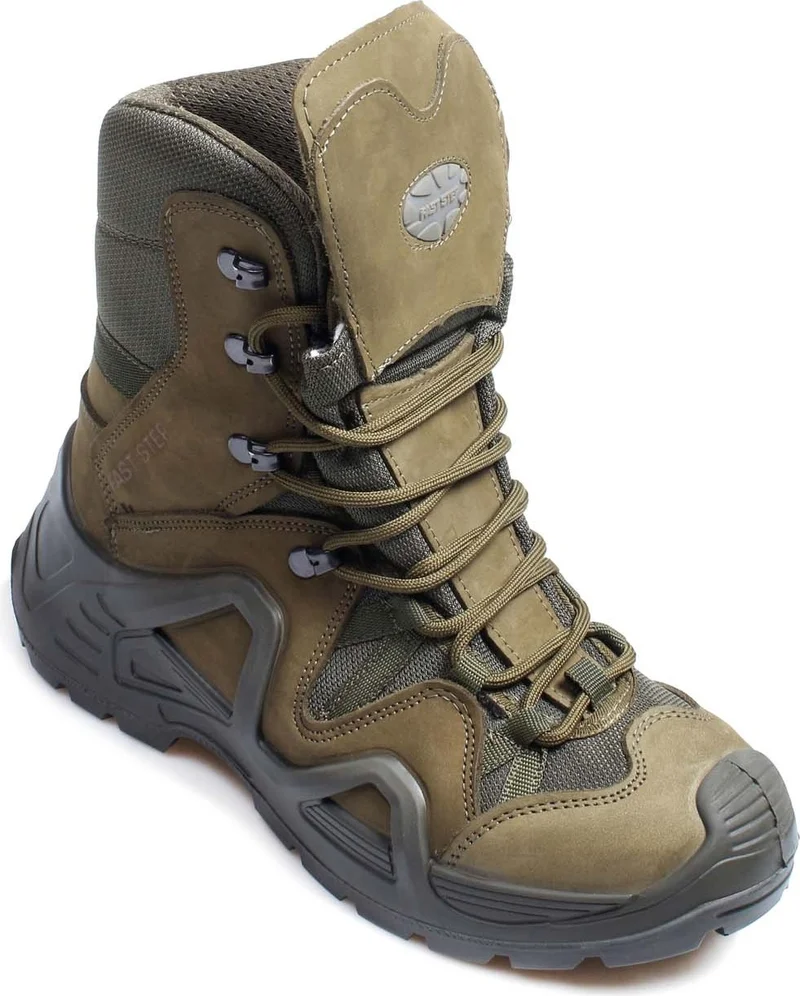 فاست ستيب Leather Waterproof Tactical Military Non-Slip Sole Men's Outdoor Boots 117SMA1490