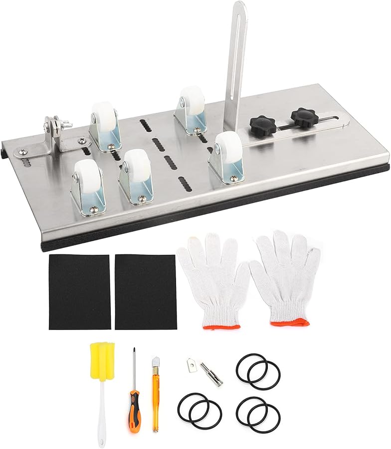 Glass Bottle Cutting Machine DIY Kit With 5 Rollers 11cm Accurate Light Opening Stable Wheels - Image 2
