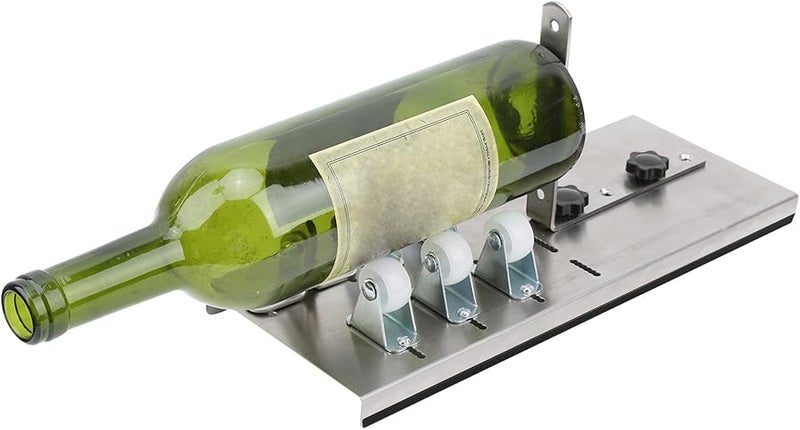Glass Bottle Cutting Machine DIY Kit With 5 Rollers 11cm Accurate Light Opening Stable Wheels - Image 3