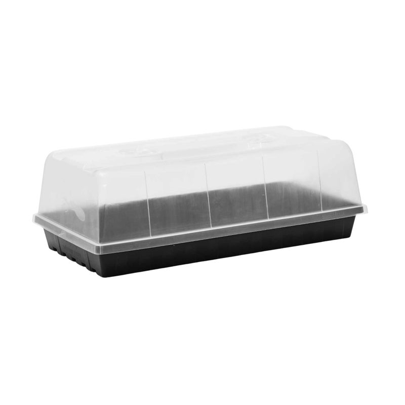 Bootstrap Farmer Bootstrap Farmer 1020 Trays wHumidity Dome Extra Strength 5 Pack for Seed Starting Plant Propagation Germination Tray No Holes Fodder System Starter 