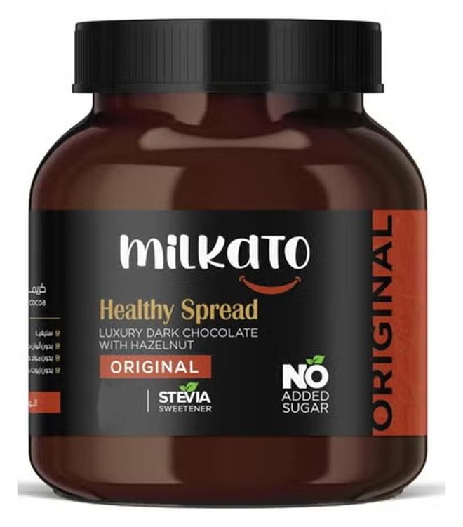 Milkato Healthy Spread  Chocolate Original with Hazelnut 375 gm - Image 1