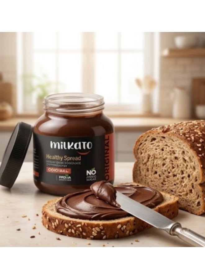 Milkato Healthy Spread  Chocolate Original with Hazelnut 375 gm - Image 5