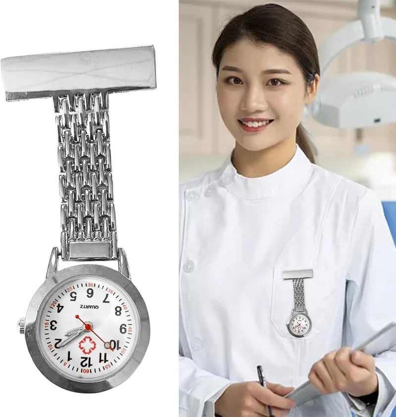 كلاراكو ساعة يد كوارتز معلقة على طية صدر السترة، شارة، ساعة جيب - Image 3