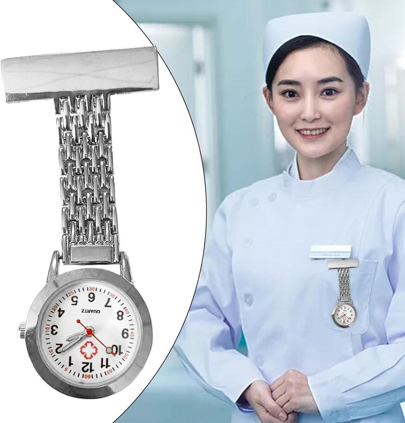 كلاراكو ساعة يد كوارتز معلقة على طية صدر السترة، شارة، ساعة جيب - Image 4