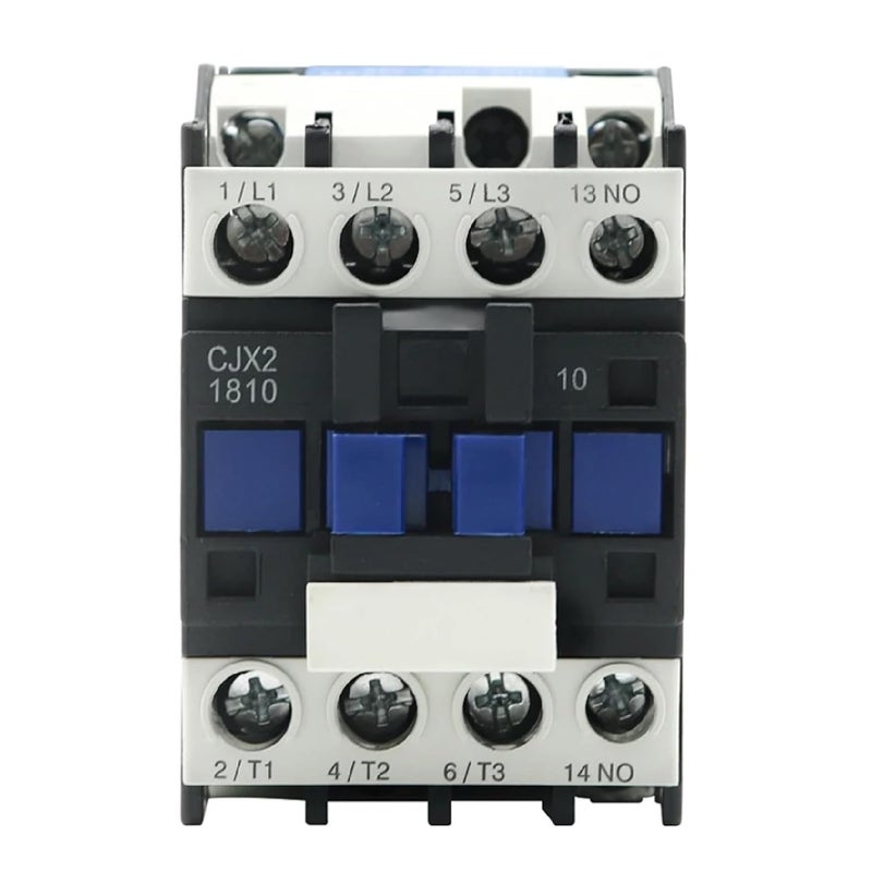 CJX2 1810 AC Contactor 18A 3 Phase DIN Rail Mount 3P 1NO Coil Voltage AC 24V - Image 3