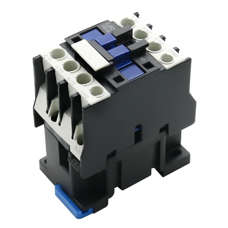 CJX2 1810 AC Contactor 18A 3 Phase DIN Rail Mount 3P 1NO Coil Voltage AC 24V - Image 1