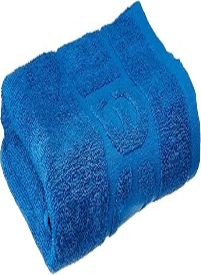 Dice Cotton Hand Towel, 90 cm x 50 cm Size, Light Blue