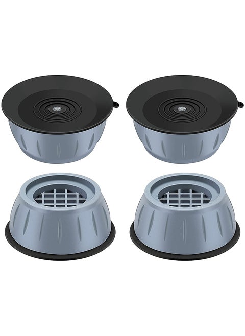 Gopinath Autolink 4Pc Shock and Noise Cancelling Washing Machine Support Noise Reducing and Anti Slip Anti Vibration Rubber Washing Machine Feet Pads AntiWalk Dryer Washer Vibration Pads