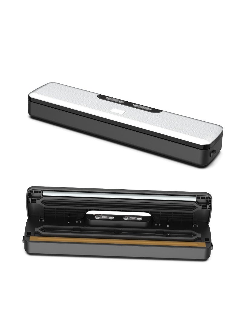 Lezonic Vacuum Sealer Machine with 5PCS(17*25cm) Seal Bags, Automatic Food Sealer, Vacuum Packing Machine for Food Storage,Vacuum Packer Machine for Sous Vide Cooking Dry & Moist Food Modes，With UK PLUG  - Image 2